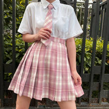 Faldas plisadas de cintura alta para niña, elegante uniforme JK, ropa escolar para estudiantes, Verano 2024 - compra barato
