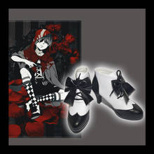 Ciel cos Black Butler cosplay cos shoes canvas fashion shoes casual men and women college anime cartoon students high help 2024 - buy cheap