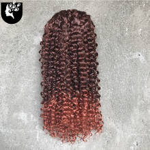 Aplique capilar rabo de cavalo, extensão de cabelo afro encaracolado sintético em rabo de cavalo 2024 - compre barato