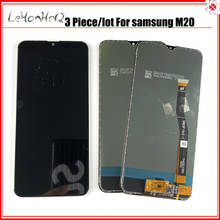 Pantalla LCD táctil para móvil, montaje de digitalizador para Samsung Galaxy M20, M205, M205F, 3 unids/lote 2024 - compra barato