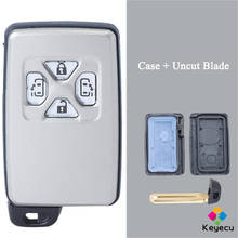 KEYECU Smart Remote Control Car Key Shell Case With 4 Buttons - FOB for Toyota Alphard Estima Vellfire Reiz Avalon Previa Prius 2024 - buy cheap