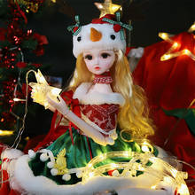 Boneca de fada do gelo dbs 1/3 60cm bjd, boneca dos sonhos de fadas, fantasia de natal, corpo articulado mecânico, inclui terno, sapatos e cosméticos 2024 - compre barato