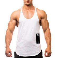 Camiseta sin mangas de marca para hombre, chaleco de Fitness para culturismo, ropa deportiva de entrenamiento a la moda 2024 - compra barato