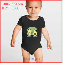 Infantil roupas bodysuit meninos meninas macacão abacate bebê mãe pai grávida recém-nascido verde família manga curta bodysuit 2024 - compre barato
