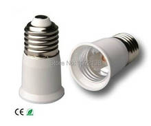 Адаптер удлинителя для светодиодной галогенной компактной люминесцентной лампы E27 в E27, 100 шт./лот, адаптер основания для держателя лампы 63 мм 2024 - купить недорого