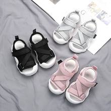 2021 Summer Kids Mesh Sandals Baby Girls Casual Shoes Children Beach Sandals Boys Brand Black Shoes Fashion Sport Sandals 2024 - buy cheap