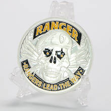 Department Of The Army Ranger Silver Plated Coin Souvenir Challenge Collectible Coins Drop Shipping 2024 - buy cheap