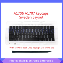 Original New Sweden Swedish SE Keyboard Keys Keycaps For Macbook Pro Retina 13" A1706 15" A1707 Late 2016 Mid 2017 2024 - buy cheap