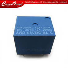 10 pçs/lote 5v dc power relay SRD-05VDC-SL-C T73-5V SRD-5VDC-SL-C 5pin pcb tipo em estoque 2024 - compre barato