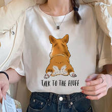 2021 New Women T-shirts Casual Vouge Puppy cartoon print Tops Tee Summer Female Tee Short Sleeve Hipster Tee 2024 - buy cheap