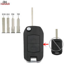 SALE ! 2 Button Modified Folding Remote Key Shell Case Fob for Vauxhall Opel Corsa Agila Meriva Combo HU100 HU43 HU46 YM28 2024 - buy cheap