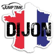 Jump Time Dijon France Vinyl Stickers French Flag Sticker Laptop Luggage Decal Decor Window Bumper Waterproof 2024 - buy cheap
