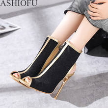 ASHIOFU/классические новые женские туфли-лодочки с открытым носком; туфли на высоком каблуке-шпильке; модельные туфли; модные вечерние туфли-лодочки для выпускного; 6 цветов 2024 - купить недорого