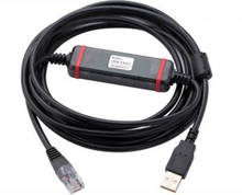Línea de descarga de datos compatible con Fuji NB/NJ/NS/NW0 Sseries, Cable de programación PLC, USB-CNV3 + 2024 - compra barato