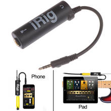 Гитарный Интерфейс I-rig преобразователь Замена для телефонного аудио тюнера 2024 - купить недорого