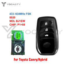 YOCASTY MDL BJ1EW 0020 Keyless Smart Remote Car Key Fob  P1=88 For Toyota Camry Hybrid Camry 89904-33660 8990433660 433  434MHz 2024 - buy cheap