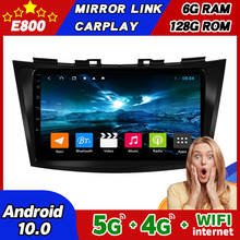 6GB Ram 128GB Rom Car Radio For Suzuki Swift 2011 GPS NAVIGATION 2015 Ertiga Android 10 Multimedia Video Player Autoradio Stereo 2024 - buy cheap