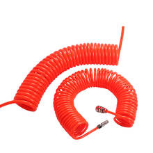 6Meter Pneumatic Polyurethane PU Air Compressor Hose Tube 8/10/12mm With hose connector Telescopic Spring Spiral Pipe Tool 2024 - buy cheap