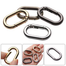 Openable Oval Ring Clip Buckle Bag Garment Belt Strap Dog Chain Metal Spring Snap Clasp DIY Hardware Sewing Accessories 2024 - buy cheap