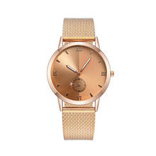 Женские часы из розового золота, женские часы 2020, женские ультратонкие модные часы с сетчатым ремешком, Роскошные наручные часы, женские часы 2024 - купить недорого