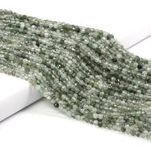 Natural Stone Faceted Small Beads Green Quartz Beaded 2 3mm Loose Beads for Jewelry Making DIY Necklace Bracelet Accessories 2024 - buy cheap