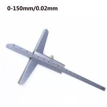 Vernier Depth Gauge 0-150mm/0.02mm Depth Caliper Micrometer Measuring Tools Mini Vernier Caliper gauge micrometer 2024 - buy cheap