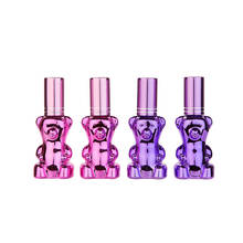 Botella pulverizadora portátil con forma de oso, Perfume de vidrio recargable, atomizador, 12ML, 100 Uds., F3347 2024 - compra barato