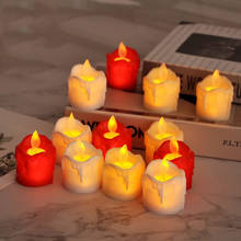 Pack of 24 Electronic Flameless Tea Light LED Votive Candle 3.7cm(Dia)*4.8cm(H) Swinging Dancing Moving Wick Home Wedding 2024 - buy cheap
