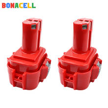 Bonacell-bateria elétrica recarregável para makita pa09 3500 9.6 6207d, 9120 mah, 9122 v, "192595-6 2024 - compre barato