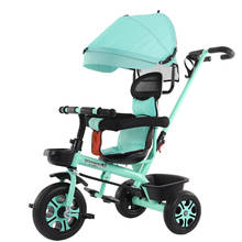 Bicicleta triciclo para niños de 1 a 6 años, cochecito de bebé para hombres y mujeres, paraguas para cochecito de bebé 2024 - compra barato