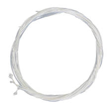 1 Set/6PCS Anti-rust Nylon with Metal Classical Guitar Strings E/A/D/G/B/E White 2024 - buy cheap