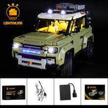 Kit de iluminação led leve para land rover defender 42110, blocos de construção de brinquedos 2024 - compre barato