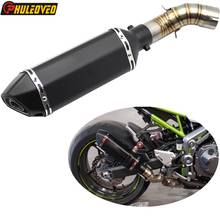 For Z900 2017 2018 Motorcycle Muffler Exhaust System Link Pipe Z900 Motorcycle Exhaust Muffler Escape Silencer Leak DB Killer 2024 - buy cheap
