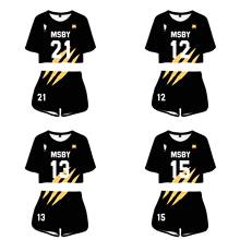 Disfraz de Anime Haikyuu Karasuno, uniforme de equipo de voleibol de gran tamaño, Hinata Shouyou Kageyama Tobio MSBY 2024 - compra barato