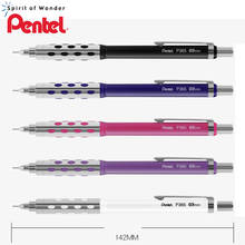 Pentel lápis mecânico 0.5mm p365, lápis de metal antiderrapante automático com empunhadura de borracha para baixo peso, 1 peça 2024 - compre barato
