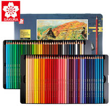 Sakura-conjunto de lápis de cor oleosa japonesa, kit de lápis para iniciantes xpy36 de 24/36/48/60/72 cores, pintura profissional de arte fina para estudantes 2024 - compre barato