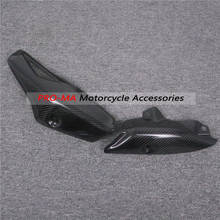 Motorcycle Exhaust Pipe Heat Shield Cover in Carbon Fiber For Kawasaki ZX-10R 2016 2017 2018 2019 2020 2024 - buy cheap