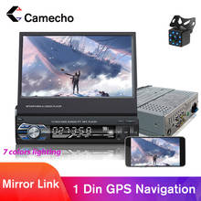 Camecho 1din Car Radio 7"HD Android Mirrorlink GPS Naviation Autoradio Bluetooth Car Multimedia Player For Universal Car Stereo 2024 - buy cheap