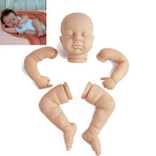 Piezas de muñeca sin pintar para recién nacido, Kit de muñeca en blanco de 22 pulgadas y 56cm, de vinilo, realista, para dormir 2024 - compra barato