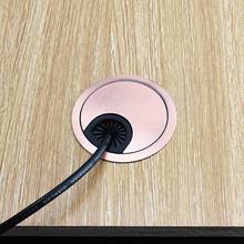 KK&FING 1PC Desk Wire Hole Cover Base 50-80MM Computer Desk Table Grommet Cable Port Wire Hole Cover Furniture Hardware 2024 - buy cheap