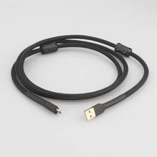 OTG usb линия HIFI USB кабель двойное магнитное кольцо позолоченный усилитель кабель DAC USB A к micro usb 2024 - купить недорого