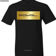 New Men's Royal shubuzhi T-Shirt, Black And Gold Edition Summer fashion Tee,Comfortable t shirt,Casual Short Sleeve TEE sbz3248 2024 - buy cheap