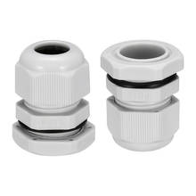 uxcell 36 Pcs PG16 Cable Gland Waterproof Plastic Joint Adjustable Locknut White for 10mm-13mm Diameter Cable Wire 2024 - buy cheap