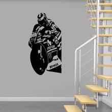 Motorcycle Wall Sticker For Living Room Bedroom Kids Room Art Vinyl Wall Stickers Home Decor Mural WallPaper Revocable ov712 2024 - buy cheap
