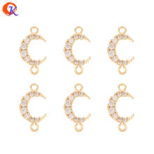 Cordial Design 30Pcs 7*13MM CZ Charms/Jewelry Accessories/Genuine Gold Plating/Pendant/Earring Findings/Hand Made/DIY Making 2024 - buy cheap