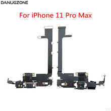AAA Quality With Small Board USB Charging Dock Connector Charge Port Socket Jack Plug Flex Cable For iPhone 11 Pro Max 2024 - buy cheap