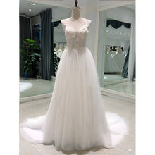 SL-8154 wedding dress boho 2021 lace spaghetti straps lace-up bride dress for woman bridal dresses plus size sexy gowns 2024 - buy cheap