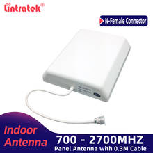 Lintratek 2G 3G 4G lte Internal Panel Antenna Indoor Outdoor Antenna 700-2700 4G Antenna for CellPhone Signal Booster Repeater 2024 - buy cheap