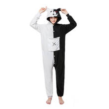 Cotton Adult Cartoon Animal Anime monokuma Danganronpa Jumpsuits pajamas Lovely Cosplay Lovers Costume Home Sleepwear. 2024 - buy cheap