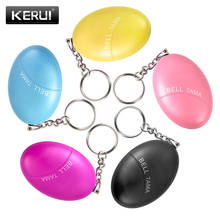 KERUI  Women Security Personal Safety 120dB Keychain Alarm Self Defense Scream Loud Self Defense Keychain Alarm Self Defence 2024 - buy cheap